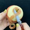 Hand Forged Mini Folding Knife Chromium Vanadium Alloy Stainless Steel Cowhorn Handle, Portable Pocket Keychain Knife Household