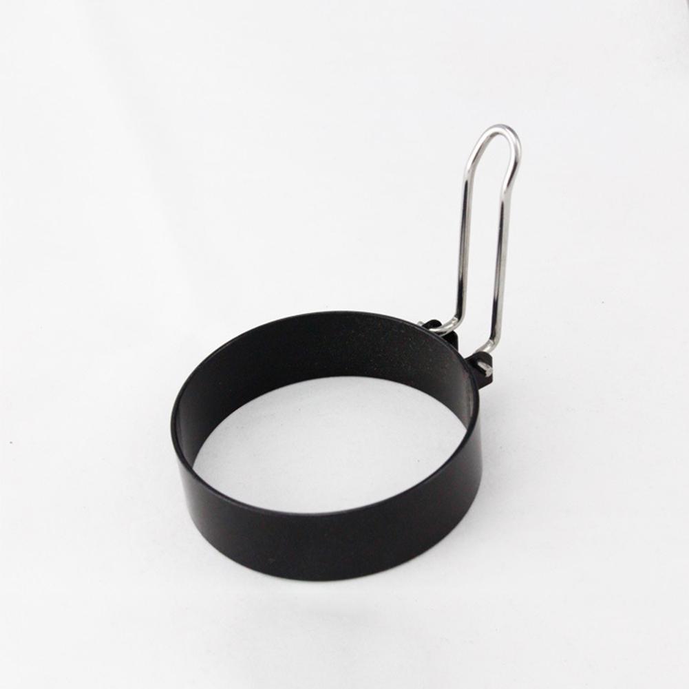 Non Stick Mold with Stainless Steel Handle Round Shape Ring Mould DIY Fried Eggs Cake Baking