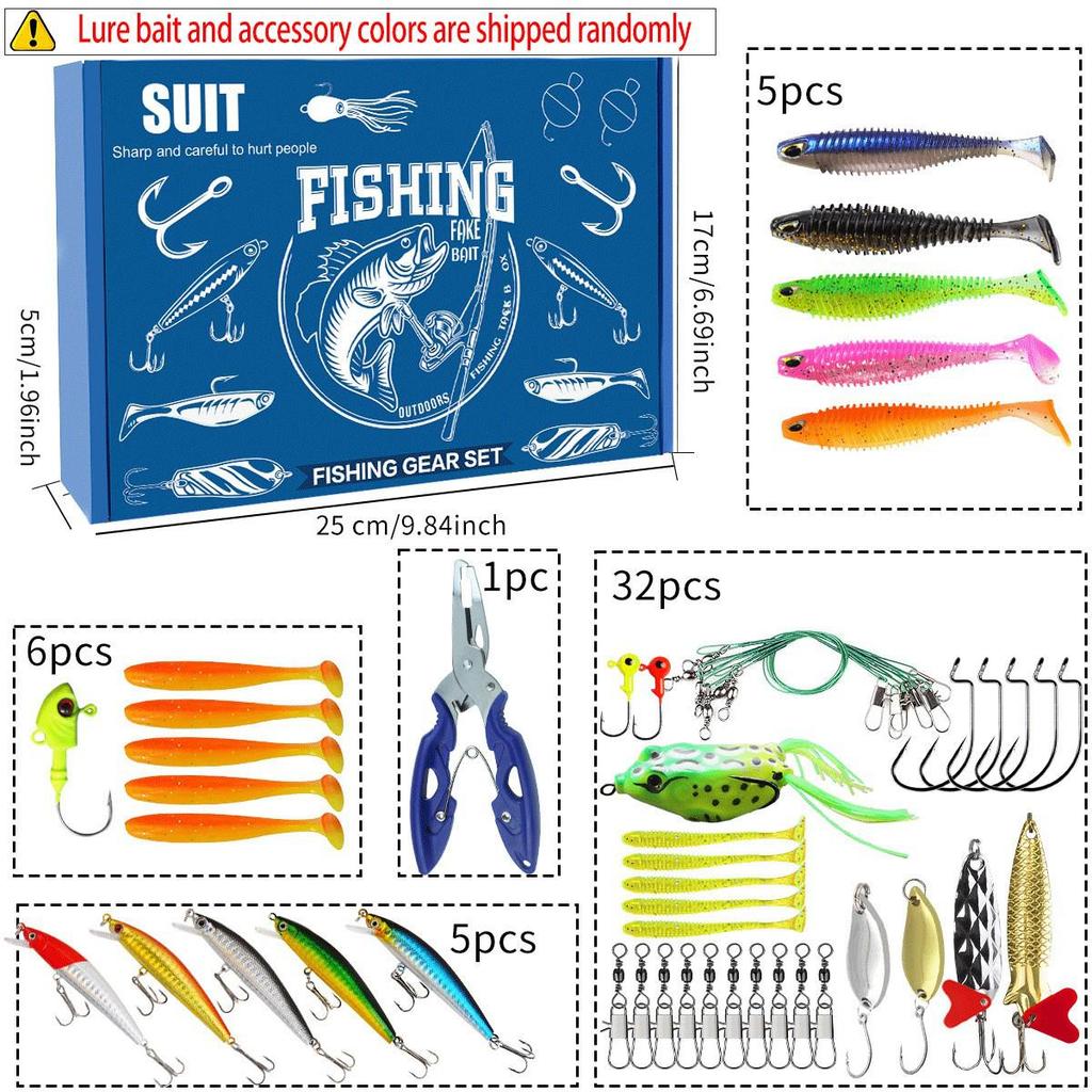 Набор Mystery Рыболовных приманок для окуня и форели - Коллекция Ultimate Bait Box