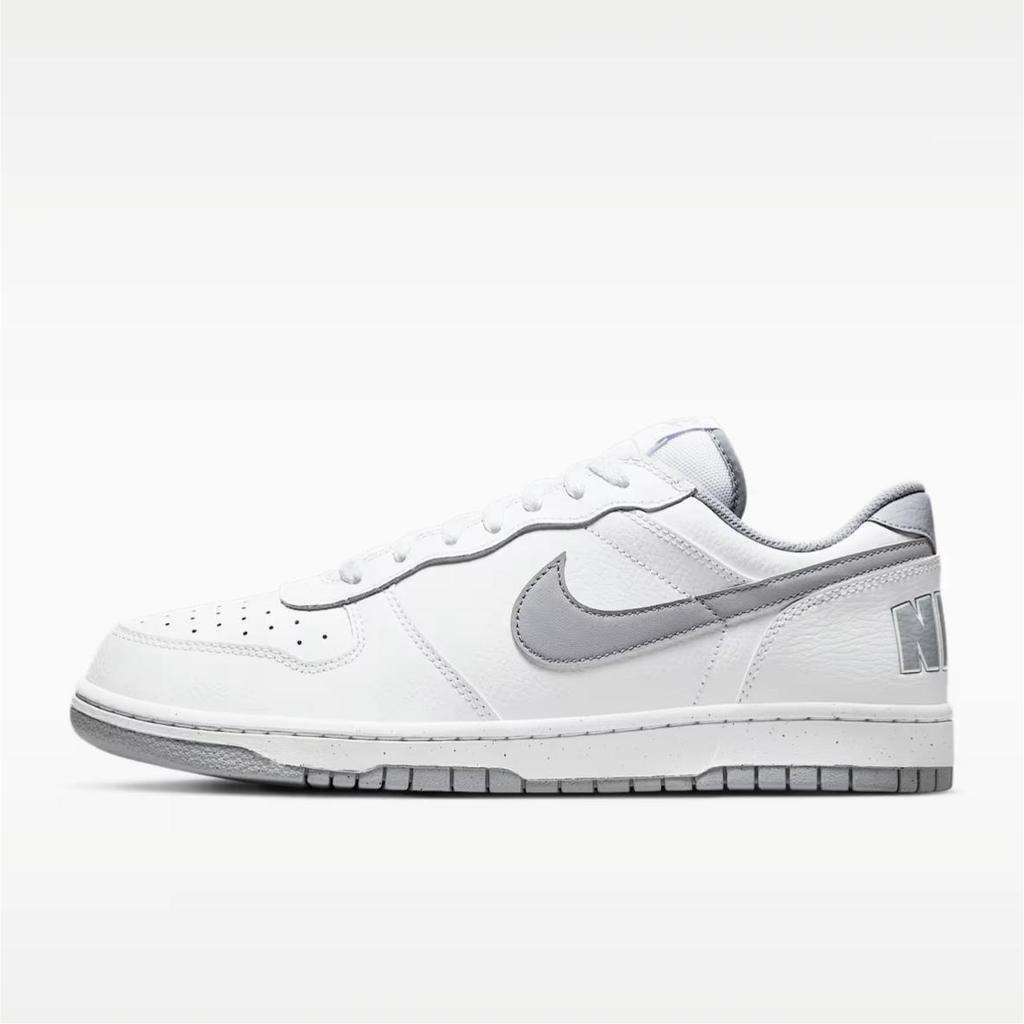 Nike Износостойкие дышащие низкие кеды для скейтборда мужские Белые Серые 355152-106(КомандаD-)
