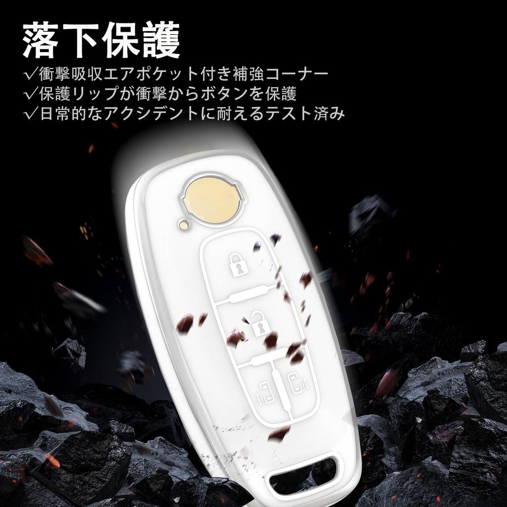[OFF WE GO] Smart Key Case for Nissan/Nissan, Compatible with Serena, Nissan, Serena C28