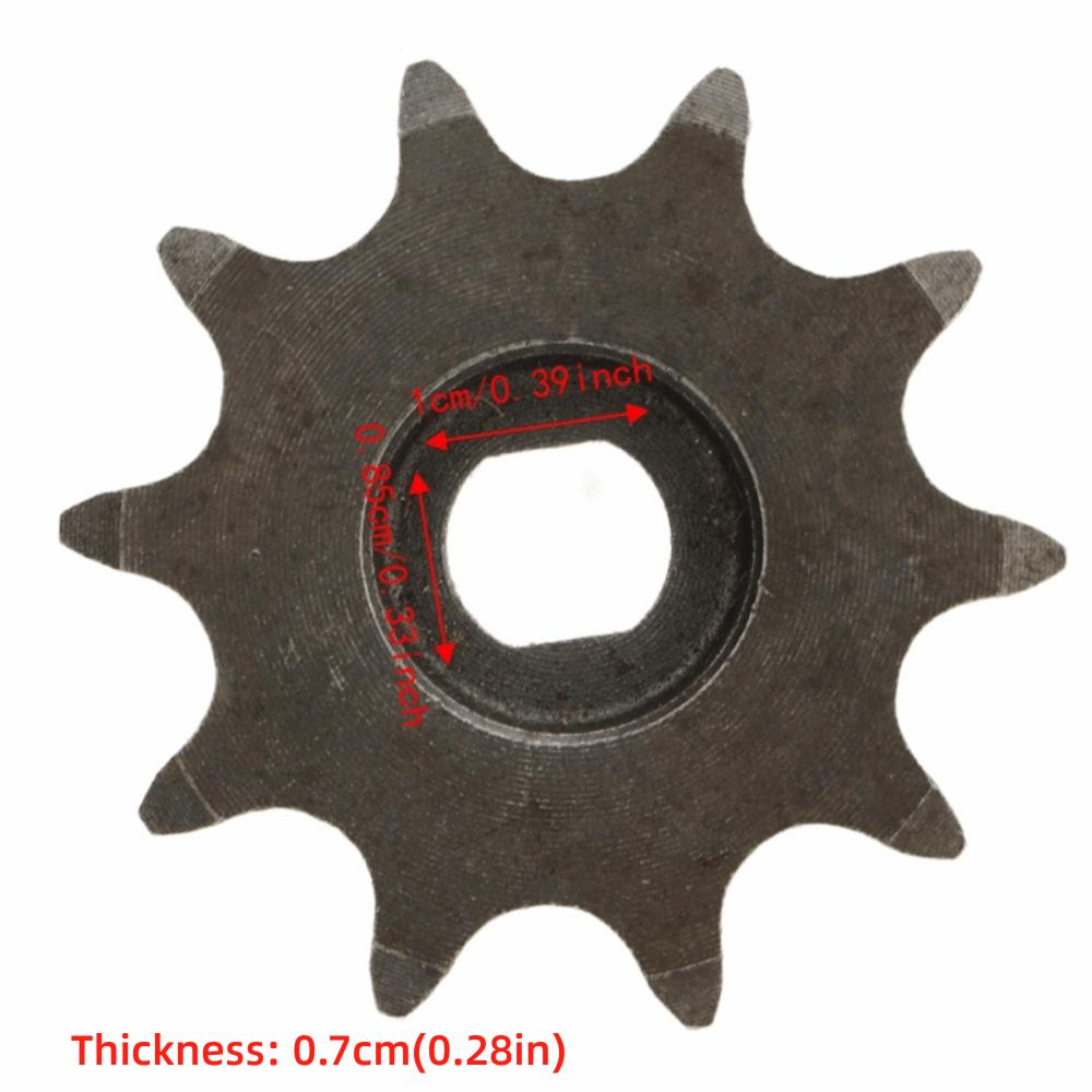 428 10T Motor Sprocket Carbon Steel Chain Gears Durable Chain Sprocket for Electric Scooter