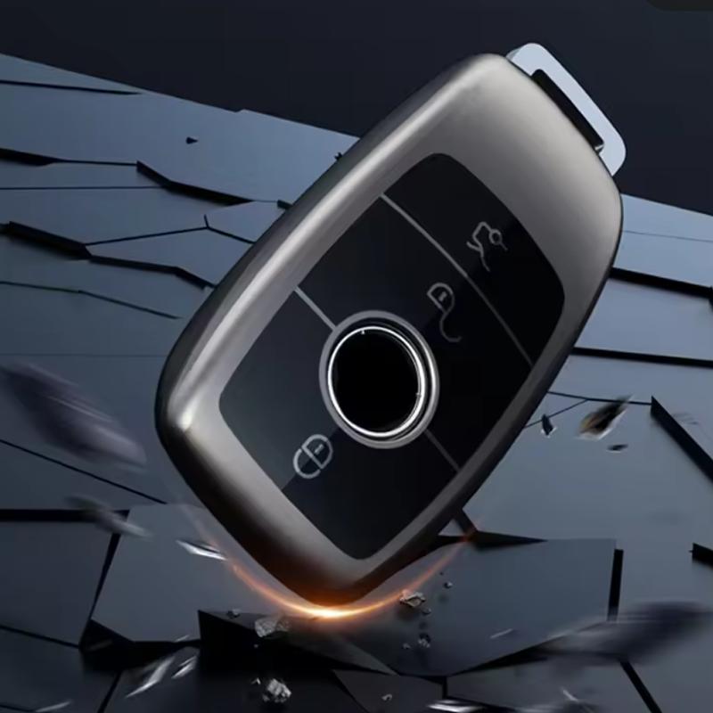 Титановый серый для Mercedes Benz E C S GLC класса E200 E400 E63 W213 S550 S560 C260 Умный пульт чехол для ключа автомобиля Аксессуары