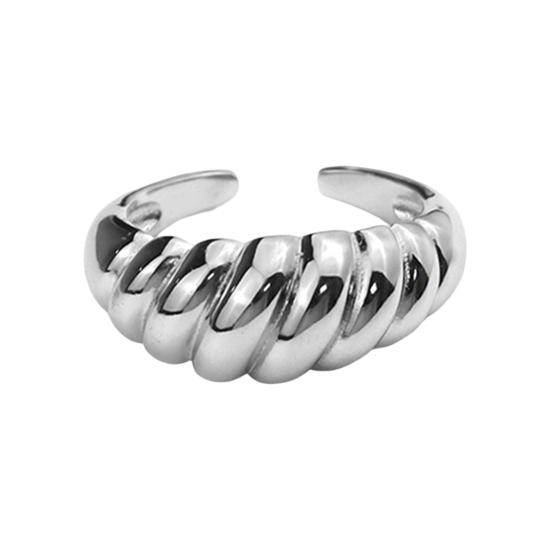 Вечернее кольцо, регулируемое украшение, женское, женское, в стиле панк, с косой, витое кольцо, ювелирные аксессуары