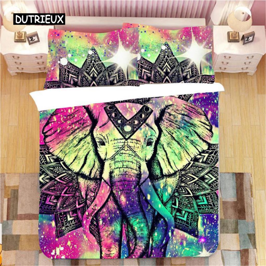 Dream Catcher Пододеяльник King Double Розовый Starry Universe Queen Size для детей и девочек Пододеяльник из микрофибры