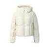 Оригинальный Модный Трендовый Универсальный Удобный Повседневный Короткий Свободный Теплый Пуховик с Капюшоном Женская верхняя одежда Cloud-Peak-White F11W549901FIV