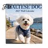 Durable Hanging Wall Planner 2027 Maltese Calendar, Cute Dog Photography Calendar Jan.2027-Dec.2027 12 Monthly for Home Office Spiral Bound
