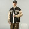 Trendy Brand Heavy Retro Suede Baseball Jersey Men'S Loose American Casual Pilot Cotton Jacket Jacket