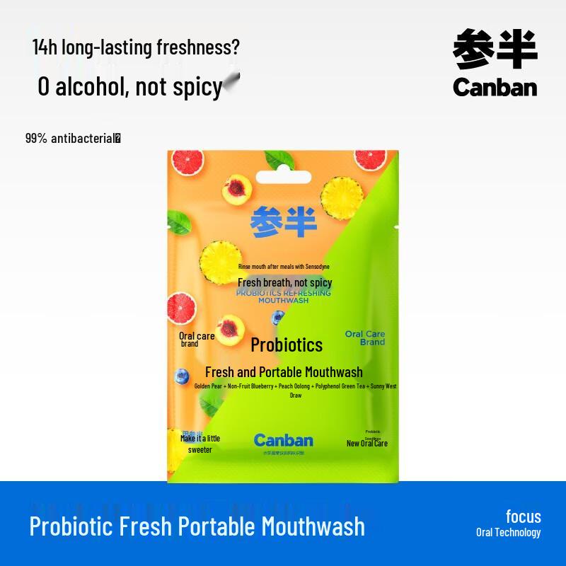 Canban Portable Probiotic Mouthwash Strips