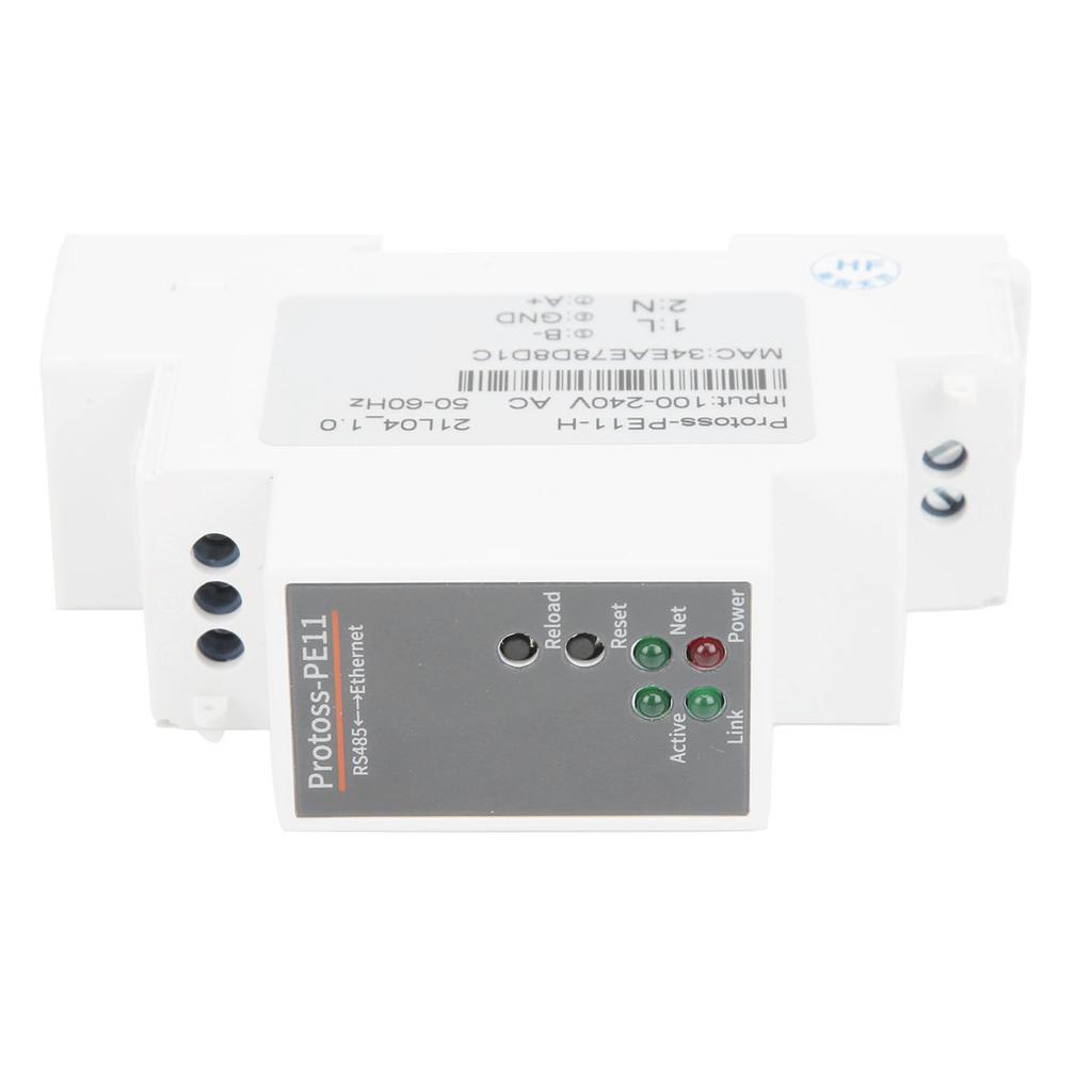 RS485 на Ethernet Сетевой Сервер Монтаж на DIN-рейку Маршрутизатор 100 240В AC PE11 H для FreeRTOS