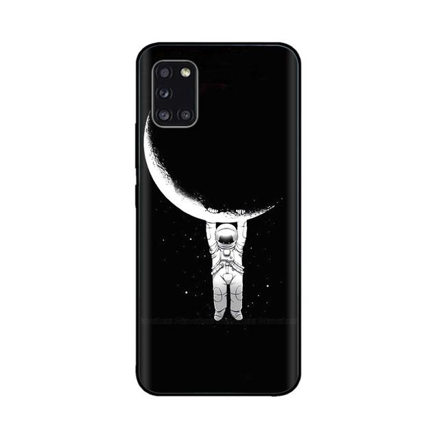 Чехол для Samsung Galaxy A31 Sm-A315f, силиконовый чехол с изображением цветка и животного для Samsung A31 A315, противоударный чехол-бампер для телефона, чехол