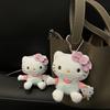 Anniversary 50th Hellokitty Plush Keychain Love Lock Catch Bag Gift Decoration