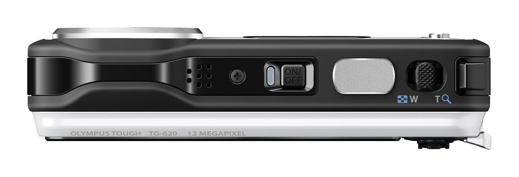 OLYMPUS Digital Camera 12 Million Pixels 5m Waterproof CMOS Wide Angle 28mm White WHT TG-620 Back-illuminated TG-620