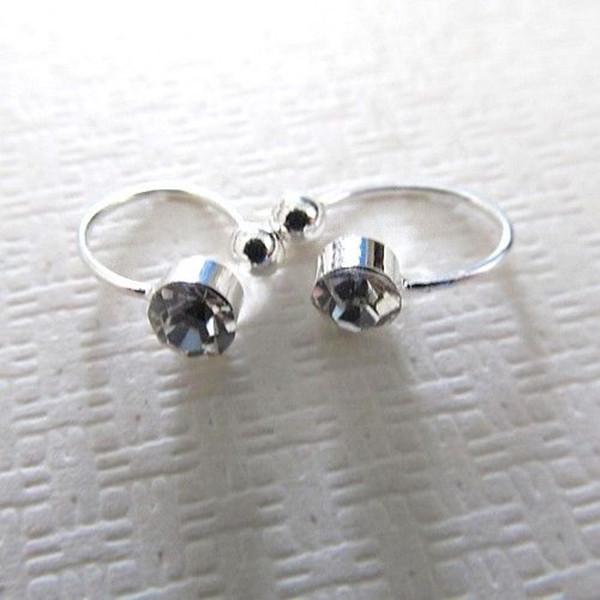 Серьги-клипсы U Body Crystal Rhinestone, кольцо для носа и губы, гвоздик для ушей ARI