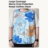Floral print Feeding Bibs Reusable Dining Bibs Elderly Care Protection Adult Bibs  Elderly Care