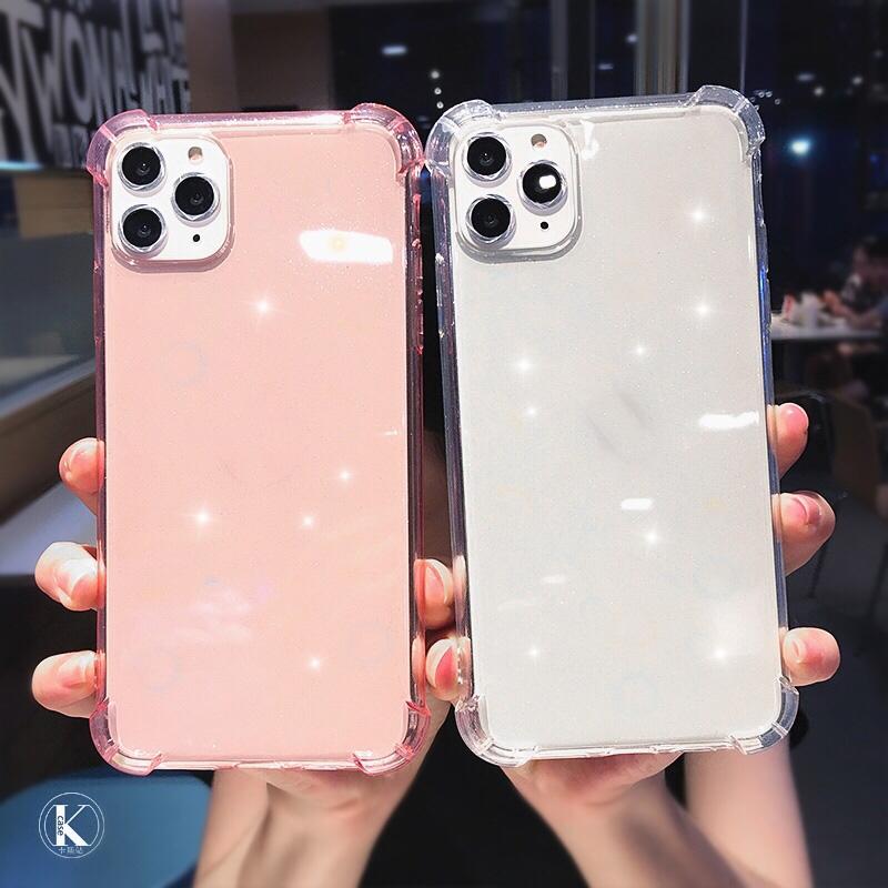Прозрачный блестящий блестящий чехол для Iphone 15 Pro Max 14 Plus 13 Mini 12 11 X Xs Xr Se 2022 2020 8 15Pro 14Pro, аксессуары для телефонов