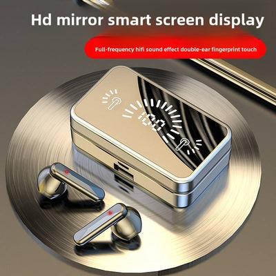 Зеркальная беспроводная Bluetooth-гарнитура 5.1 Mini бинауральные невидимые внутриканальные наушники сверхдлительное время ожидания