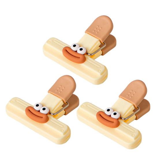 Клипса для запечатывания продуктов Милые герметичные зажимы для пакетов Зажим для пакетов влагостойкий Запайщики Креативный длинный хвост