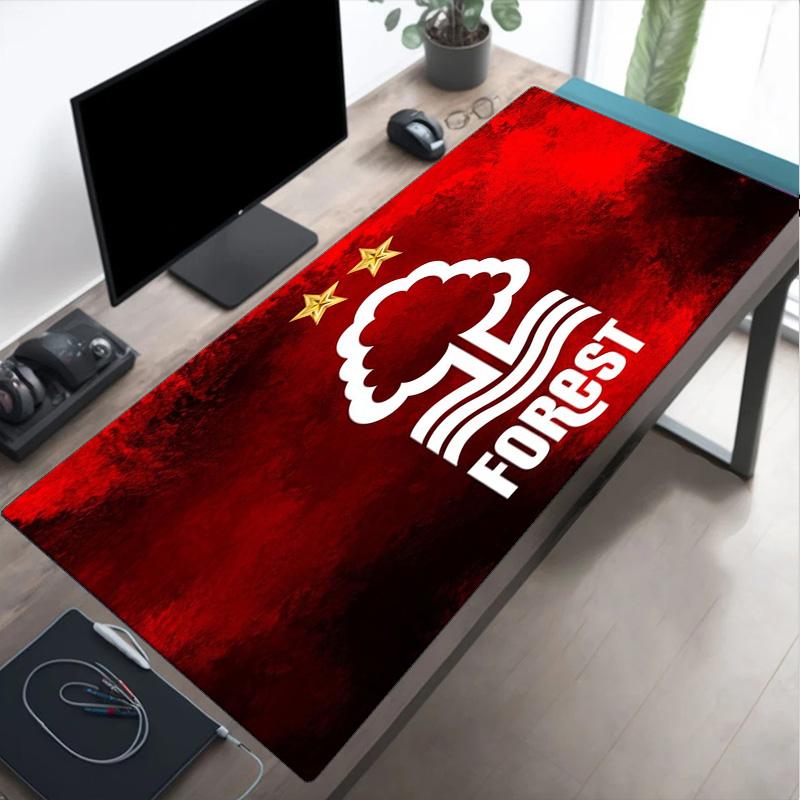 Коврик для мыши Nottingham Forest, Коврик для мыши, Игровой коврик для мыши, Коврик для клавиатуры, Декор для стола для компьютера, ноутбука, Подарок для фаната, Подарок на день рождения