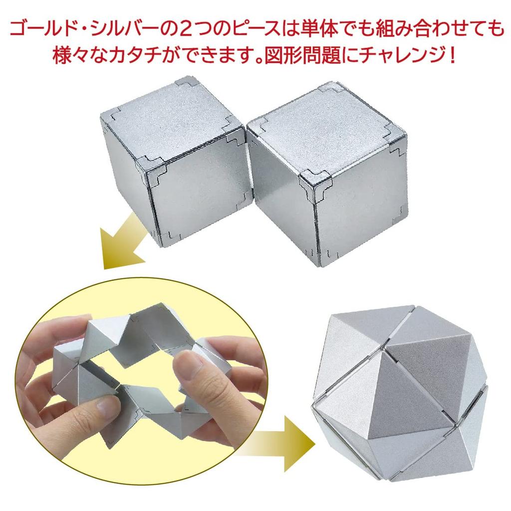 Hanayama Puzzle Exercise Katsunou Double Cube, Ages 6+