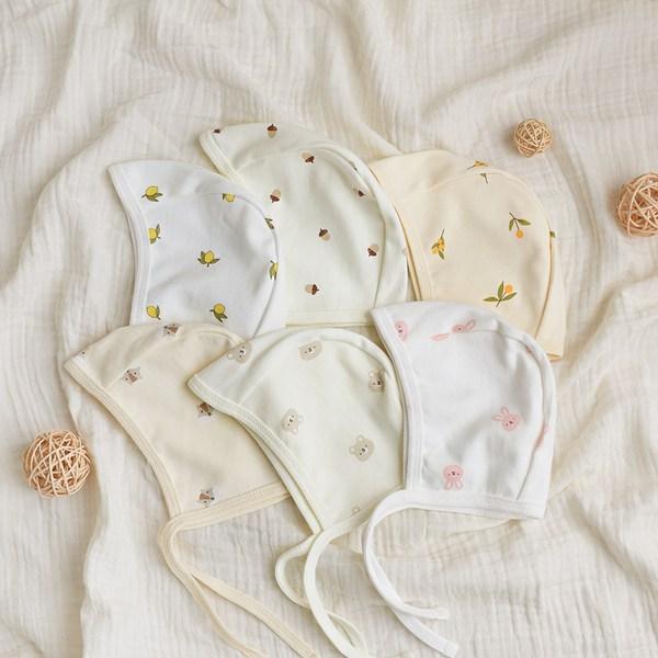 Newborn Four-season Hat Bonnet for Baby&I, 2 Types, FREE, Gomi, Bunny, Popular Baby Clothes In Korea