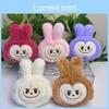 Soft And Cute Animal Plush Rabbit Keychain With Colorful Options For Collectors
