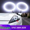 6000K White SMD Cotton Light LED Angel Eye Ring Kit For Nissan 370Z 2009-2020 Car Accessories