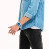 Swatch Унисекс 41 мм Синие часы SUOK711 SUOK711