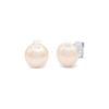 Earrings - PEARLS & COLORS - Freshwater Pearl - Pink Pearl 7-8 Mm - 925 Sterling Silver - AAA+ Quality