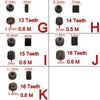 5 Pcs Charging Electric Hand Drill Gear 6/7/8/9/11/12/13/14/15/16 Teeth For RS 550 775 Motor Shaft 34/5mm Replaceable Motor Gear