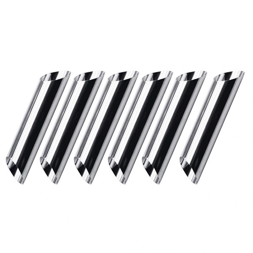 3Pcs Stainless Steel Cannoli Form Tube Horn Mold Non-stick Cream DIY Baking Tool