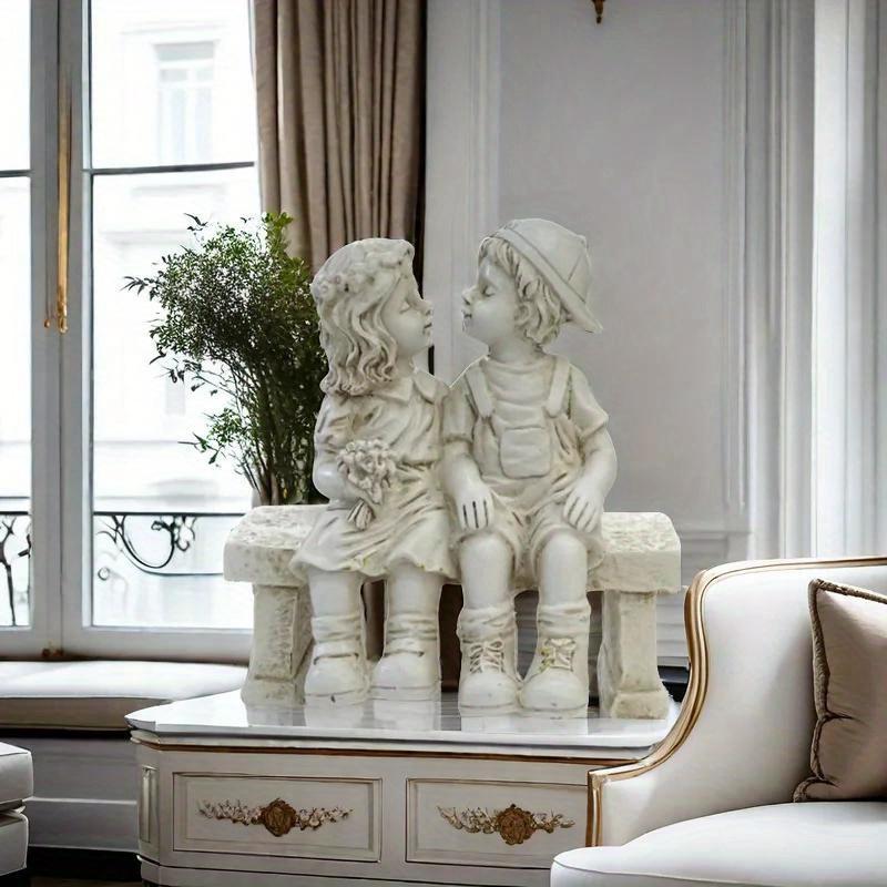 1 шт. Скульптура из смолы, украшения для дома и сада, статуэтка для дома, улицы, крыльца, украшения, аксессуары, украшение из смолы на День святого Валентина