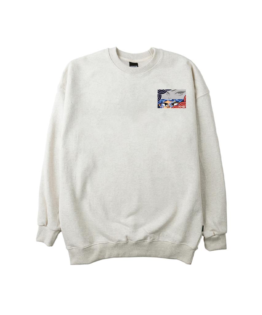 CREAM SODA LAB Dice Boy & Girl Oatmeal Sweatshirt