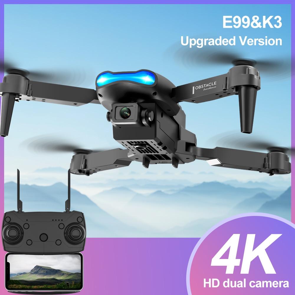 E99 K3 Pro HD 4k Камера-Дрон с режимом высокого удержания Складной мини-RC WIFI Аэрофотосъемка Квадрокоптер Игрушки Вертолет