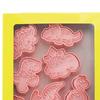 Dinosaur Cookie Mold Cute Food Grade Plastic 3D Animal Baking Cutter for Biscuits Cakes Desserts Crafts