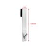 Single Double Side Bathroom Shower Door Hook Over Glass Door Shower Towel Rack Stainless Steel Drilling Free Towel Holder Hanger