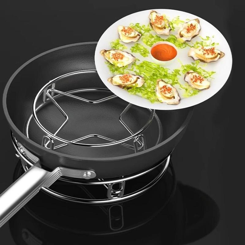 Круглая подставка для горячего Многофункциональная Подставка Прочная Надежная Кухонные аксессуары Подставка для кастрюль и сковородок Подставка под кастрюлю Нержавеющая сталь