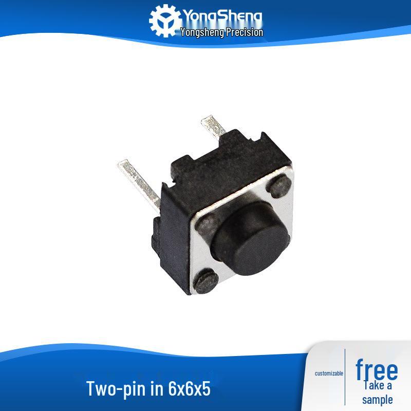 Tactile SMD Reset Micro Switch 6x6x5 Two-Pin Push Button