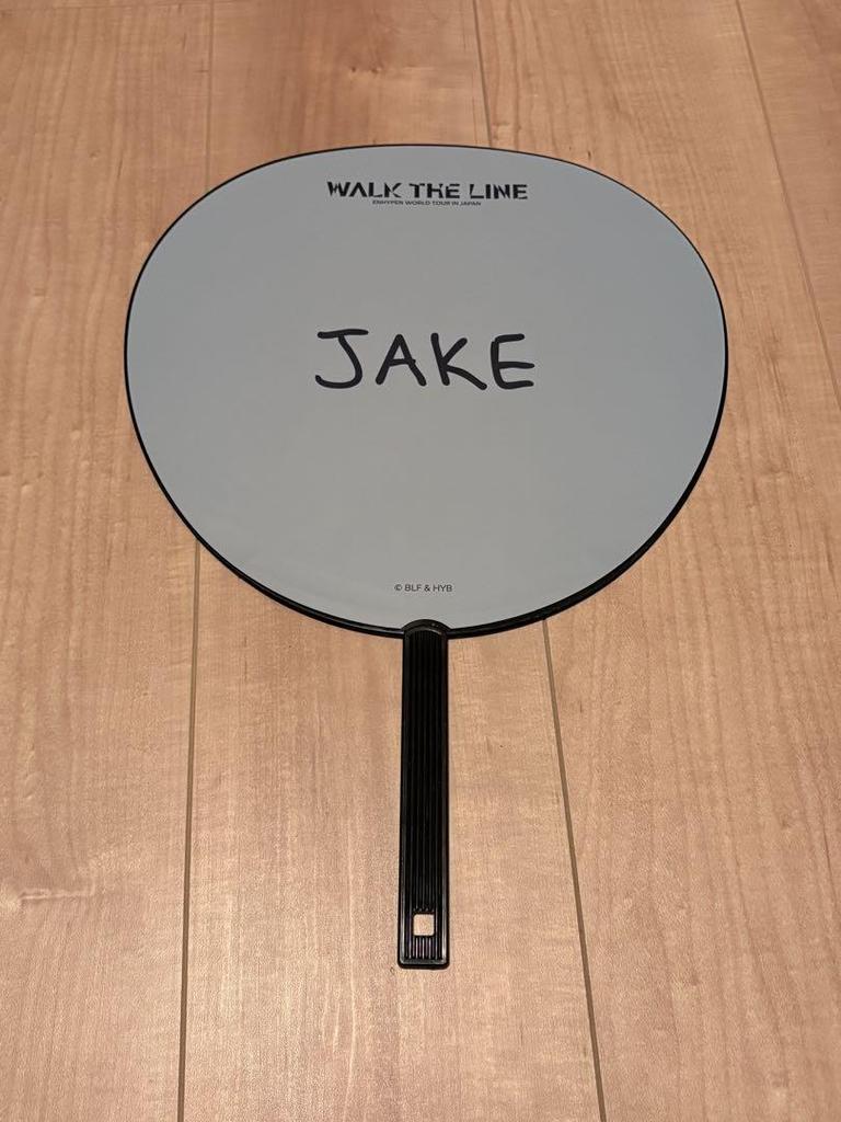 [USED] ENHYPEN Jake WALK THE LINE SUMMER Fan with Pouch