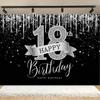Элегантный Баннер для Вечеринки в Честь 18-летия, Фон для Фотосъемки, День Рождения Совершеннолетия, Домашний Декор, Фон для Фотосъемки
