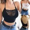 Fashion Sexy Sleeping Single Inside Camisole Strappy Bras Sleeveless Lace Crop