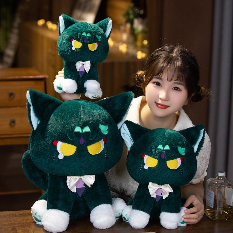 Non-Toxic Genshin Impact Game Peripheral Mandrill Cat Doll Large Plush Toy Cute Rag Doll Gift 22 Cm 32 Cm 42Cm