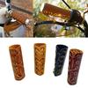 Vintage Leather Bicycle Grips Adjustable Motorcycle Electric Bike Handle Cover Mountain Bicycle Accessories