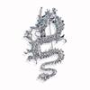 Style Zinc Zinc Alloy Legend Animal Lapel Pins Vintage Men Brooch Metal Dragon Badge Suit Coat Collar Pins
