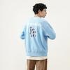 New MLB PLAY PIXEL OVERFIT Los Angeles Dodgers Sweatshirt Unisex Light Blue 3AMTP0121-07BLL