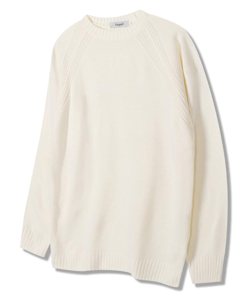 POLYGRAM Hazzi Raglan Round Knit - 6 Colors