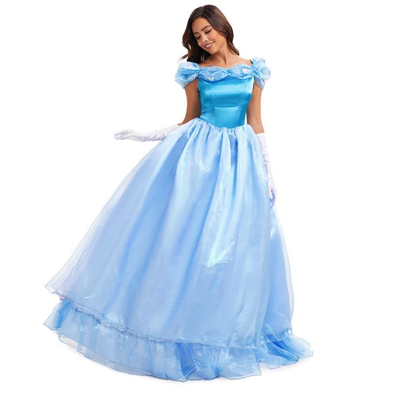 Хэллоуин косплей костюм Золушки платье принцессы Золушки сказочный сценический костюм набор
