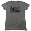 Knight Rider Ladies Knight Womens T Shirt Charcoal