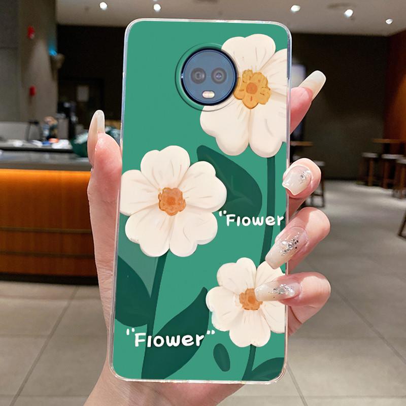For Motorola Moto G6 Plus Case Clear Luxury Fashion Butterfly Flowers Soft Silicone Phone Cover for Motorola G6 Plus G6+ Casing