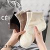 Summer Women's Solid Color Breathable Socks Anti-odor Sweat Summer Sports Socks
